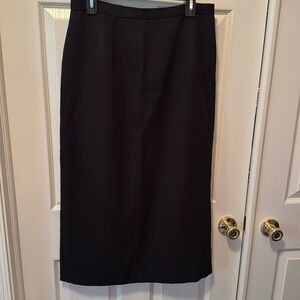Dressy black maxi skirt